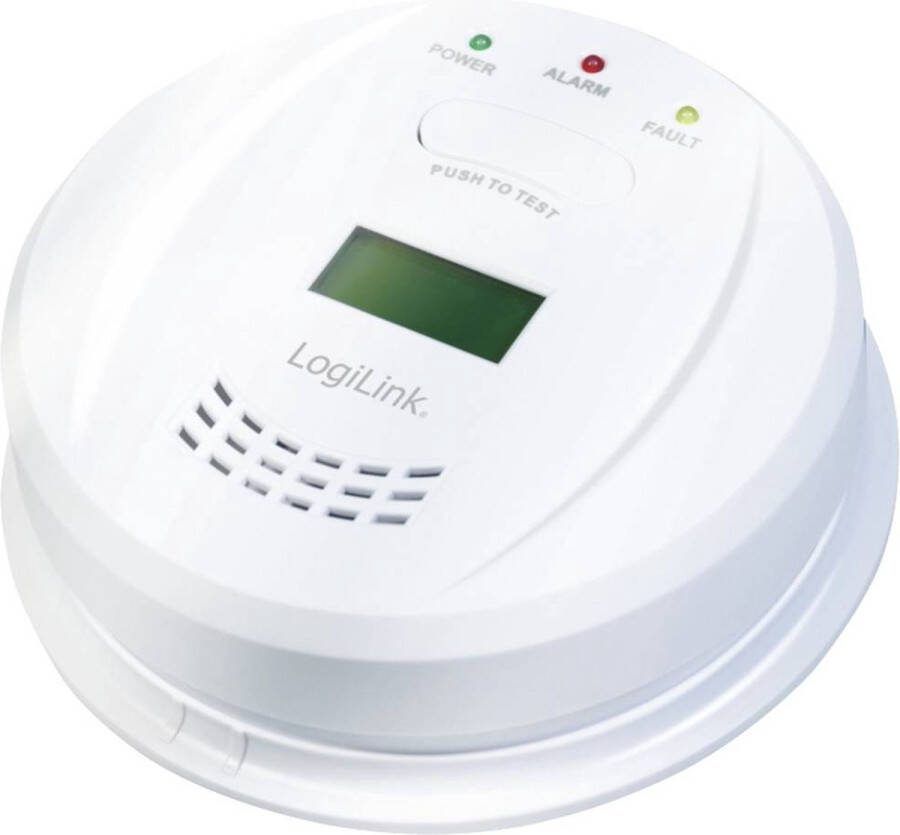 Logilink SC0111 Koolmonoxidemelder werkt op batterijen Detectie van Koolmonoxide