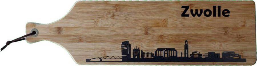 Logo op maat Borrelplank Tilburg- 17x63cm Serveerplank Kaasplank