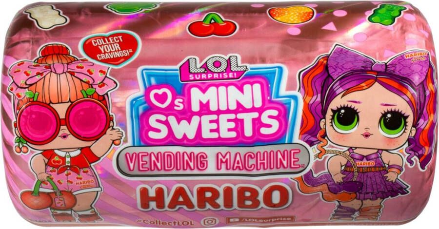 L.O.L. Suprise! loves Mini Sweets 9 7 cm Vending machine Haribo Minipop