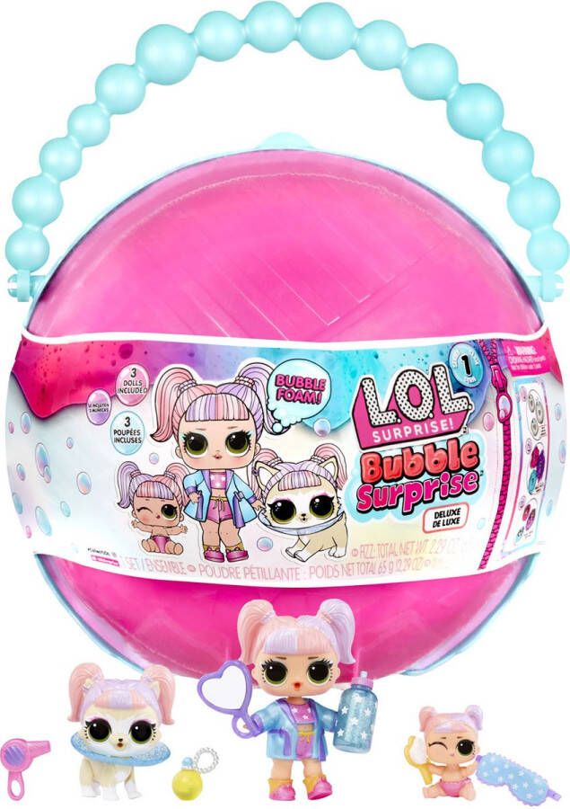 L.O.L. Surprise! Bubble Surprise Deluxe Roze Minipop