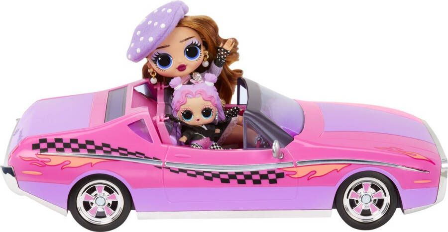 L.O.L. Surprise! L.O.L. Surprise City Cruiser Auto Roze paarse cabrio Met exclusieve minipop Met modepop