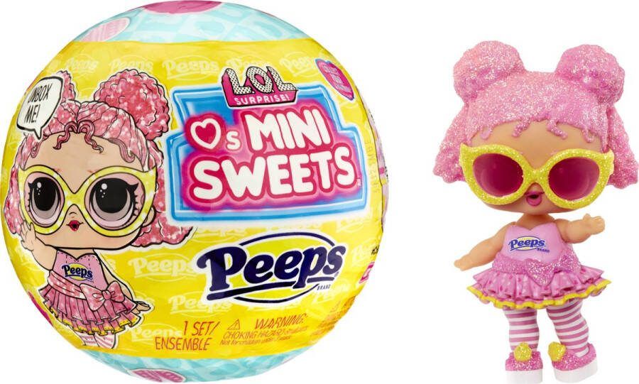L.O.L. Surprise! Loves PEEPS 7 6 cm Fluff Chick Minipop