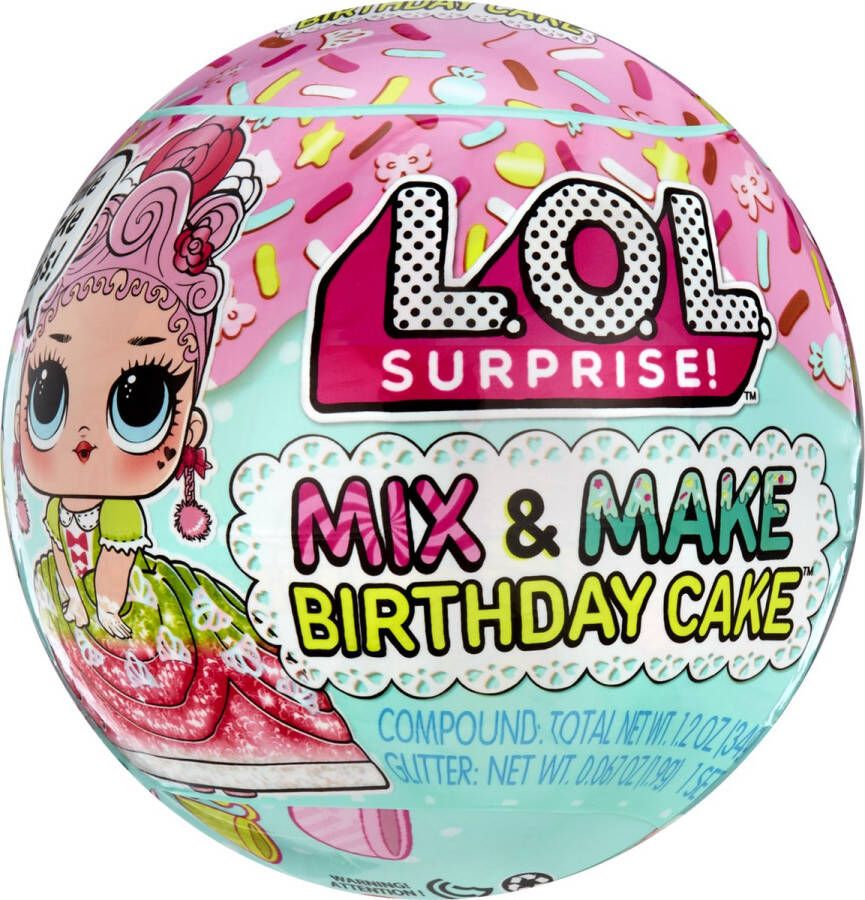 L.O.L. Surprise! Mix & Make Birthday Cake Verrassingsitem Minipop