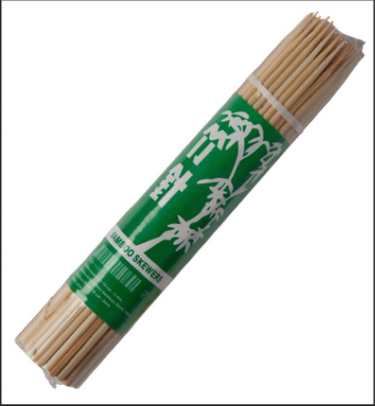 Lola Products.nl Satéstokjes 15 cm bamboo skewers Satéprikkers satestokjes bamboe stokjes saté Satestokjes – houten stokjes voor vleespiesen200 stuks