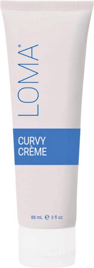 LOMA Curvy Crème 88 mL Mannen en Vrouwen Hersteld diepgaand Voor Haartype: Alle| Ontpluist| Instant Conditioner Verzorgend Hydrateert droog haar Natuurlijk Parabeen vrij Activeert krullen en golven