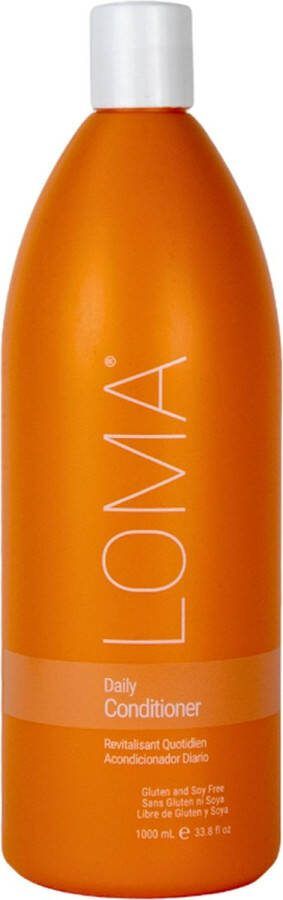 LOMA Daily Conditioner Liter Voor Alle Haartype| Mannen en Vrouwen Dagelijks gebruik Crèmespoeling Verzorgend Anti pluis Natuurlijk Parabeen vrij Conditioneert het haar zonder te verzwaren