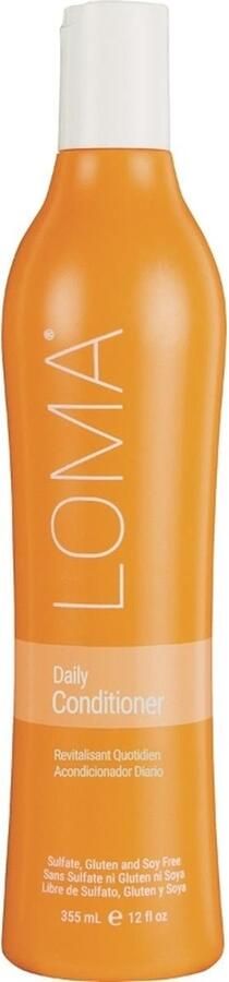LOMA Daily Conditioner 355 mL Voor Alle Haartype| Mannen en Vrouwen Dagelijks gebruik Crèmespoeling Verzorgend Anti pluis Natuurlijk Parabeen vrij Conditioneert het haar zonder te verzwaren