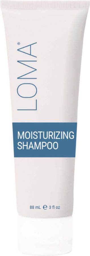 LOMA Moisturerende shampoo 88 mL Voor Haartype: Alle Mannen en Vrouwen Dagelijks gebruik Verzorgend Hydrateert droog haar Natuurlijk Parabeen vrij Reinigt en hydrateert het haar