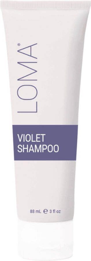 LOMA Violet Shampoo 88 mL Natuurlijk Mild Hydraterend Parabeen vrij Mannen en Vrouwen Blond en Grijs haar > verbetert kleurpigment Reinigt en hydrateert het haar