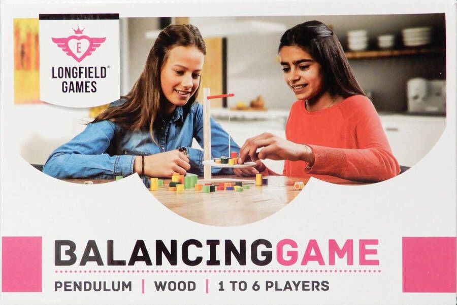 Longfield Games houten evenwichtsspel weegschaal