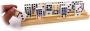 Engelhart 4x Speelkaarten dominostenen houder hout 26 cm Speelkaarthouders - Thumbnail 3