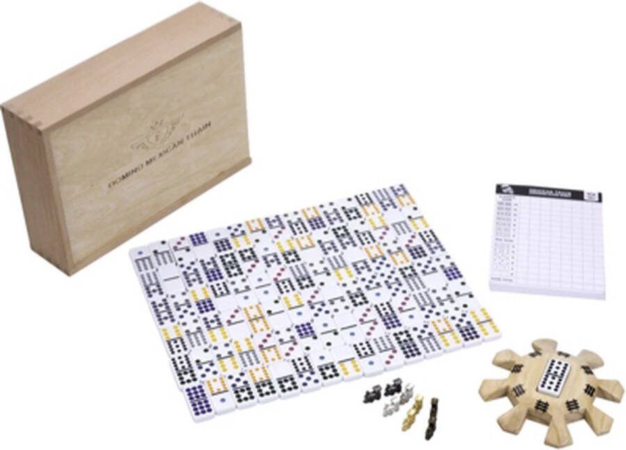 Longfield Games Domino Mexican Train D12 Deluxe