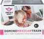 Longfield Games Domino Mexican Train dubbel 12 actiespel in aluminium koffer - Thumbnail 3