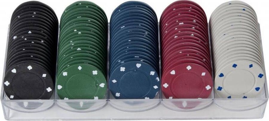 Longfield Pokerfiches 40 mm per 100 stuks