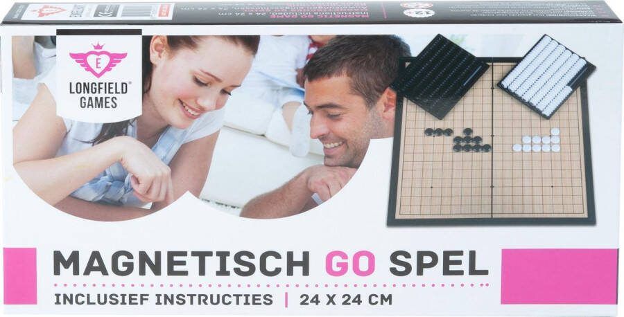Longfield Go reis spel magnetisch opklapbaar. Afm. 24 x 24 cm