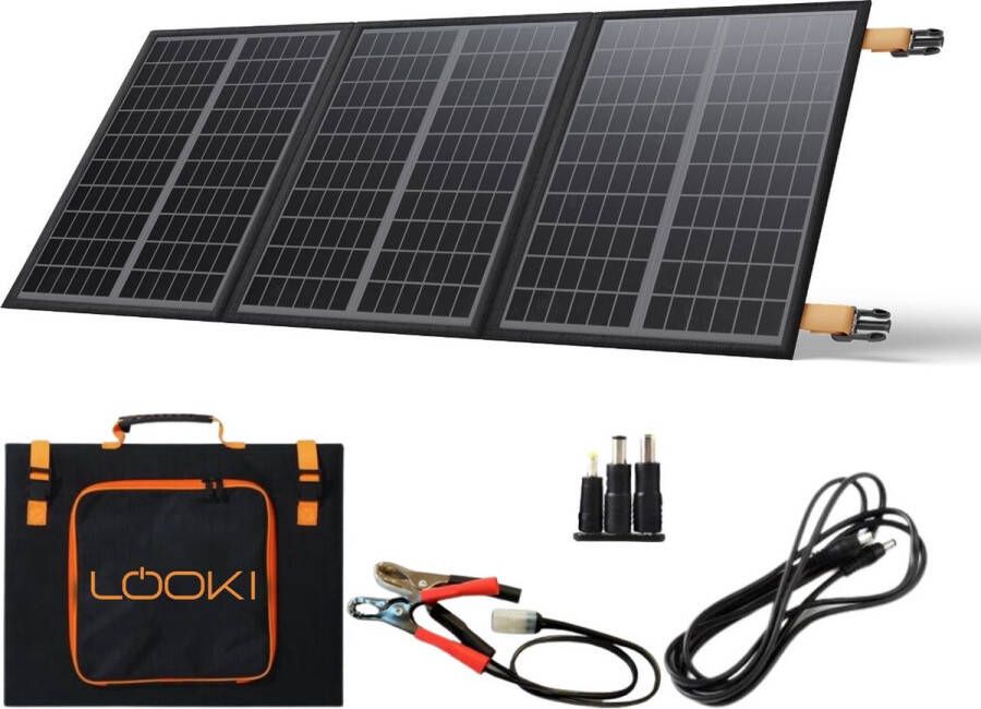 Looki Draagbaar Opvouwbaar Zonnepaneel 150W Zonnepanelen Compleet Pakket Voor Camper en Camping