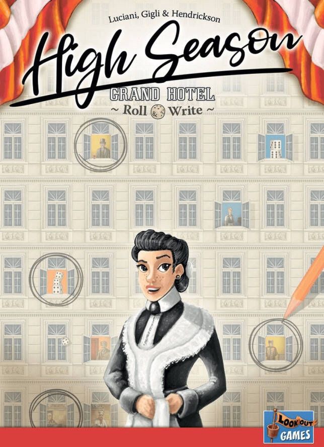Lookout Games Grand Austria Hotel: High Season Roll n Write Dobbelspel (ENG)