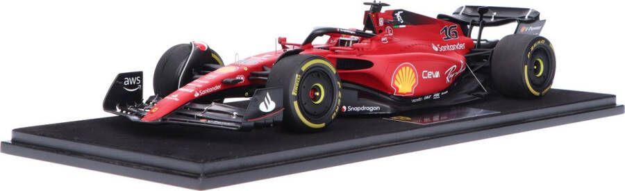 Looksmart De 1:18 Diecast modelauto van de Scuderia Ferrari F1-75 #16 Winnaar van de Oostenrijkse GP van 2022. De rijder was Charles LeClerc. De fabrikant van het schaalmodel is