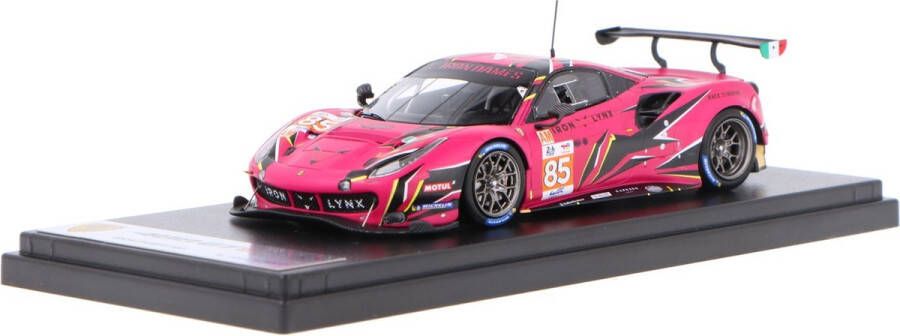 Looksmart De 1:43 Diecast-modelauto van de Ferrari 488 GTE EVO Iron Ladies #85 van de 24H LeMans 2022. De rijders waren R. Frey M. Gatting en S. Bovy. De fabrikant van het schaalmodel is