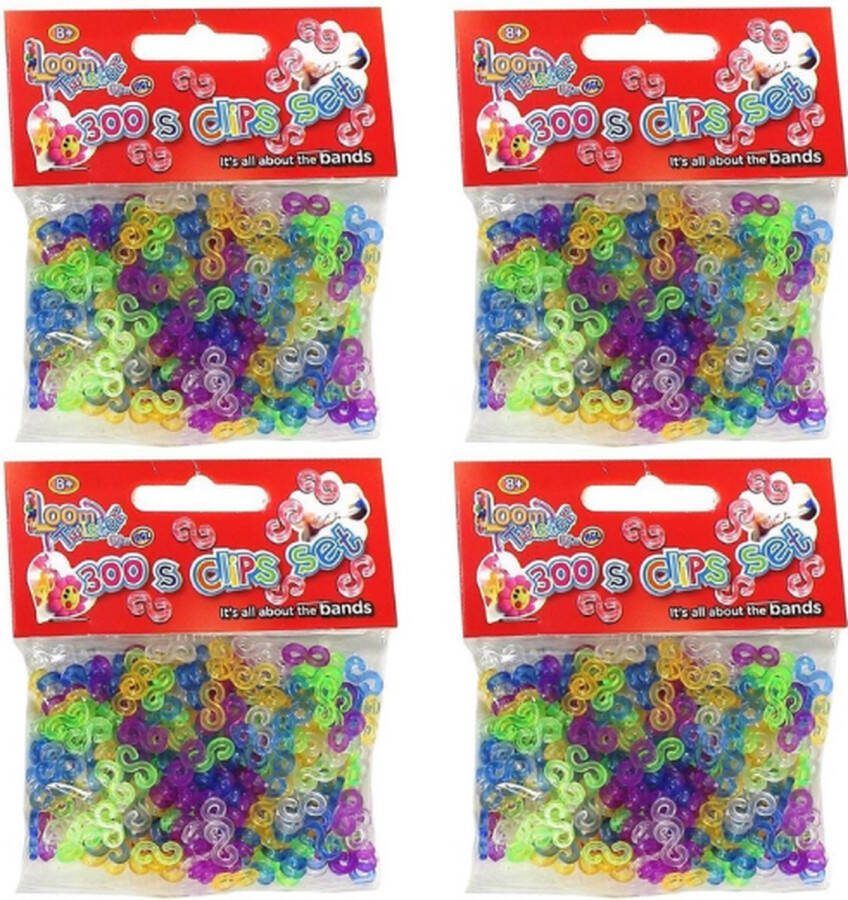 Loom twister 1200 S-Sluitingen voor Loombandjes Multi Color