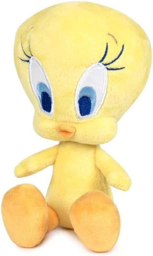 Looney Tunes Tweety Cuddly Pluche Knuffel 20 cm { Plush Toy Speelgoed Knuffeldier voor kinderen jongens meisjes Taz Tweety Sylvester Bugs Bunny Coyote Road Runner Daffy Duck}