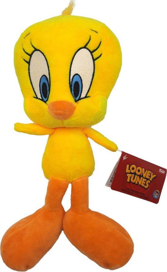 Looney Tunes Tweety Pluche Knuffel (Funko) Gele Vogel 28 cm