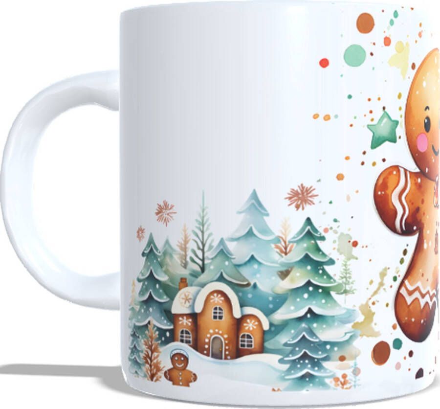 Looster-art&design Koffie beker thee mok kerst poppetje