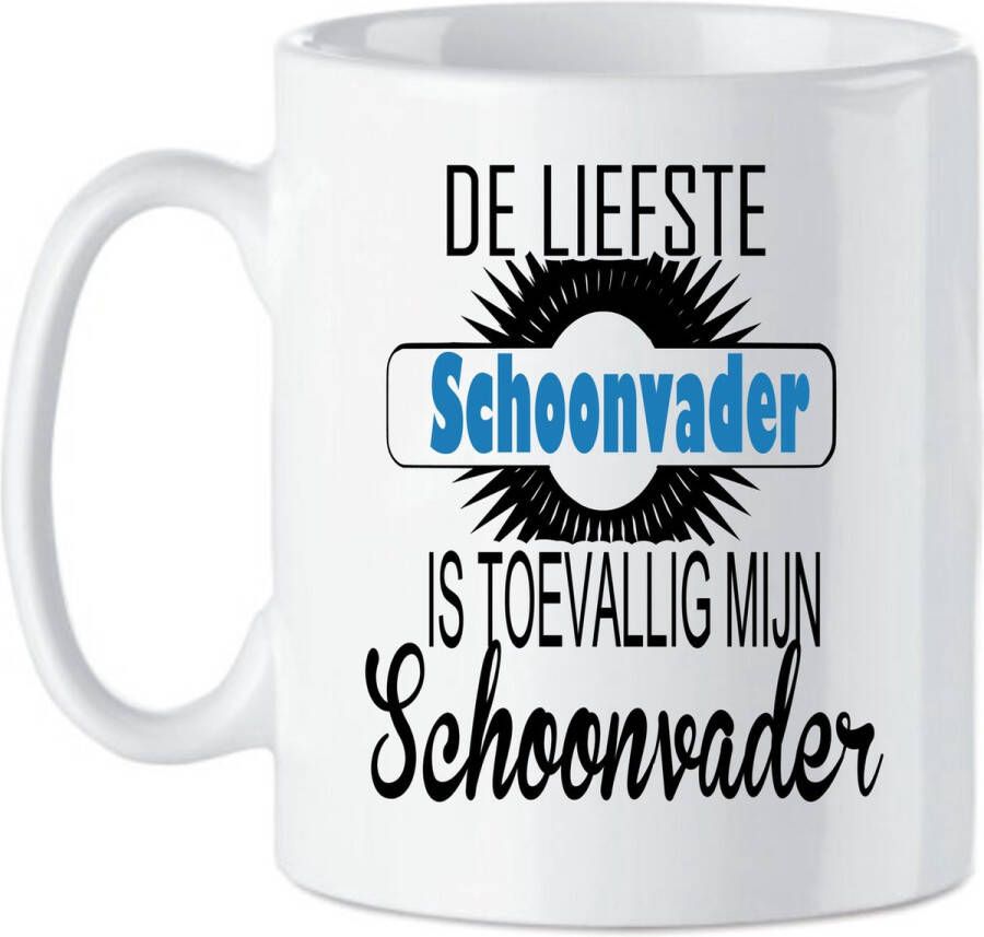 Looster-art&design Koffie beker thee mok mijn schoonvader vader