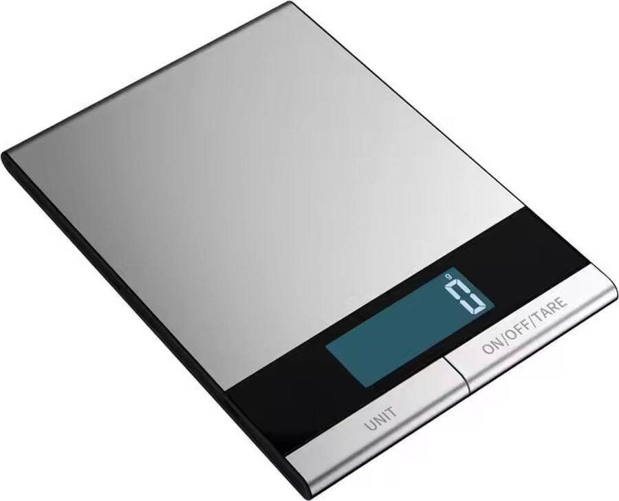 Lopoleis Digitale Precisie Keukenweegschaal – Weegschaal Keuken – 1 gram-10 kilogram – Tarra Functie – Weegschaalkeuken – LCD-Scherm – Inclusief Batterijen