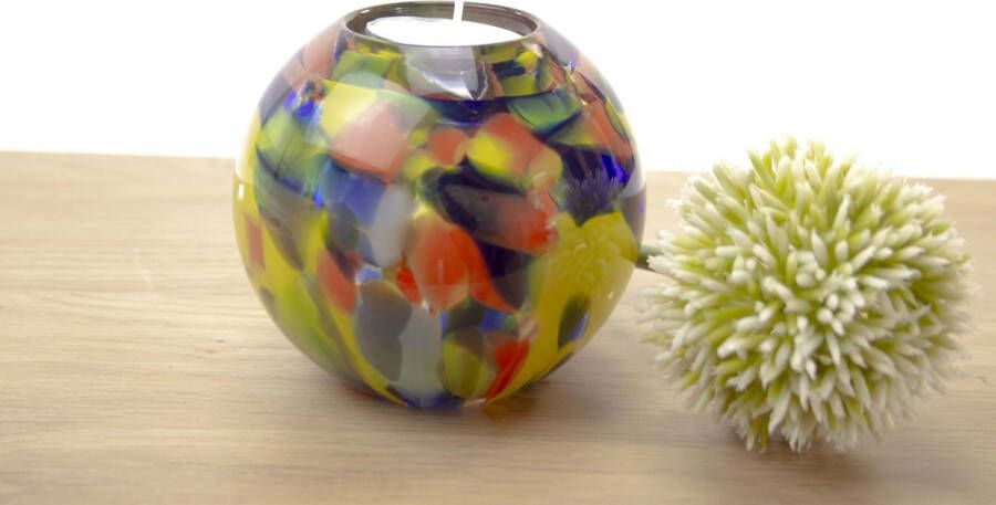 Loranto Mini Urn Waxinelichthouder multicolor