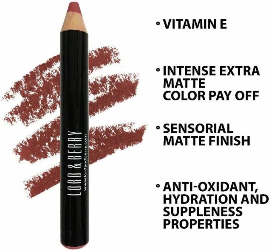 Lord & Berry 20100 Maximatte Crayon Lipstick color intimacy