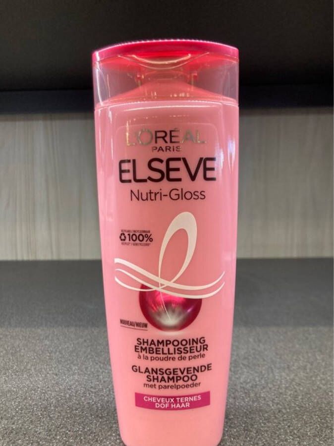 L Oréal Paris L'ORÉAL PARIS ELSÉVE NUTRI-GLOSS LIGHT VITALISERENDE SHAMPOO 290ml x 4 Stuks