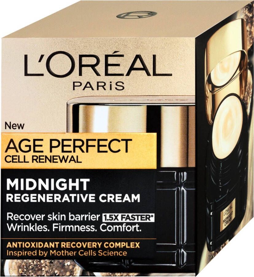 L´oreal L'Oreal Paris Age Perfect Cell Renewal Midnight NEW Anti-Ageing Face Cream New 50ml