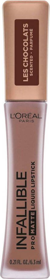 LÓreal L'Oreal Paris Cosmetics Infallible Pro Matte Les Chocolats Scented Liquid Lipstick 854 Bittersweet
