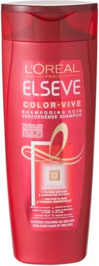 LÓreal SHAMPOO L'ORÉAL PARIS ELSÈVE COLOR VIVE BESCHERMENDE 500ML X 3