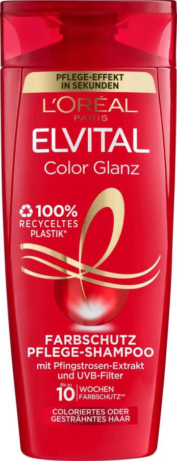 L Oréal Paris L'ORÉAL PARiS ELVITAL Shampoo Kleur Glans 400 ml