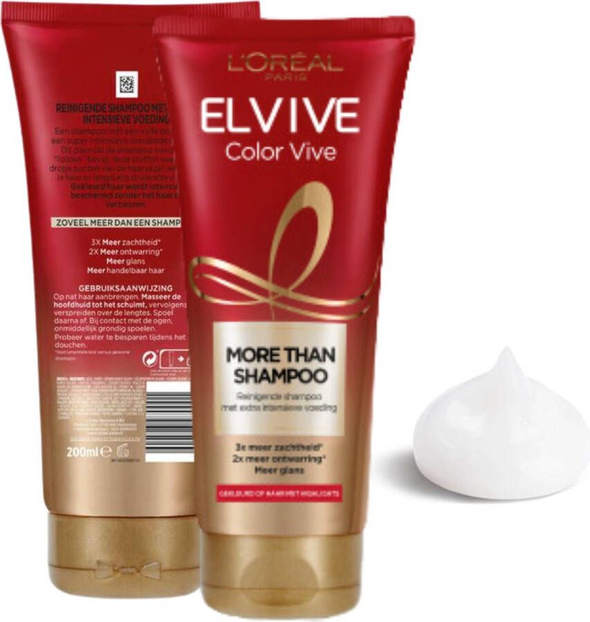 L Oréal Paris L'Oréal Paris Elvive Color Vive More Than Shampoo 200 ml