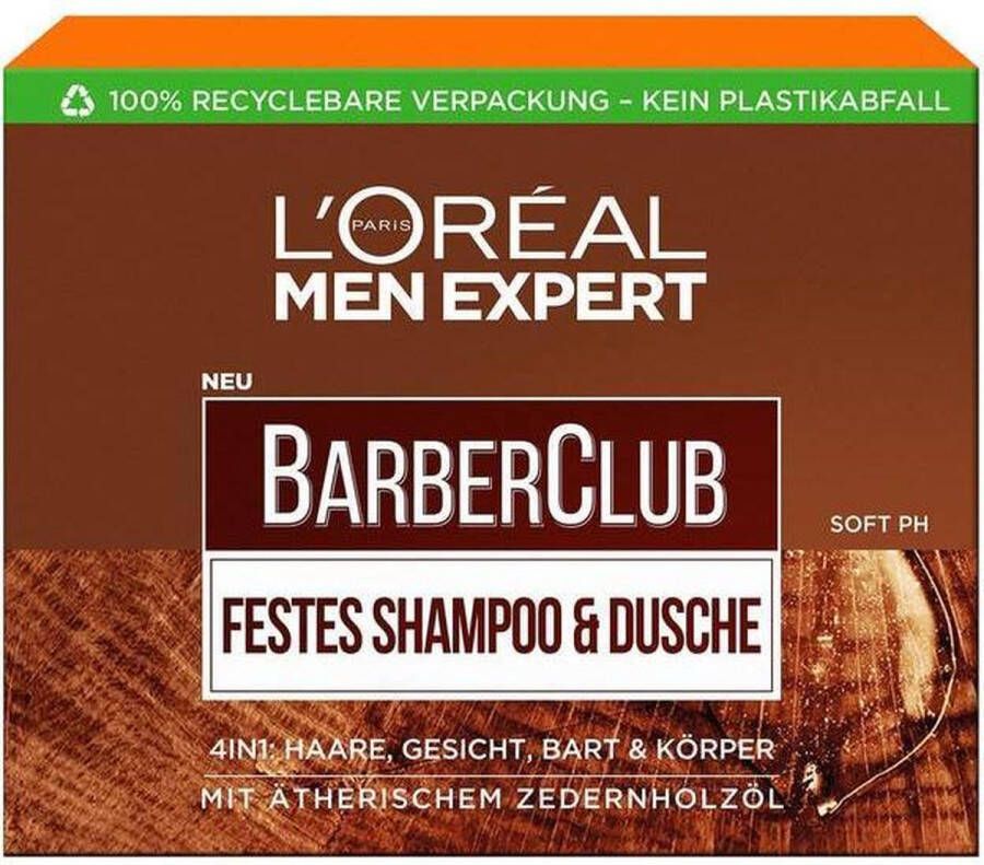 L Oréal Paris 3600523965847 shampoo Mannen Solide shampoo 80 g