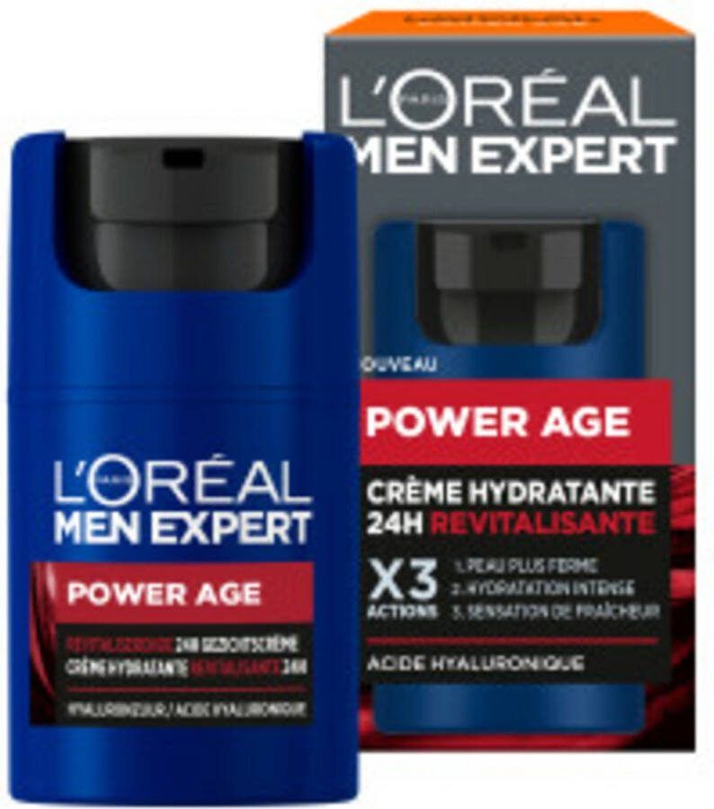 L Oréal Paris 6x L'Oréal Men Expert Power Age Revitaliserende 24H Gezichtscrème 50 ml