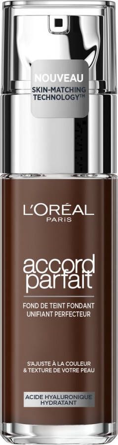 L Oréal Paris Accord Parfait Foundation 10R C Natuurlijk Dekkende Foundation met Hyaluronzuur en SPF 16 30 ml