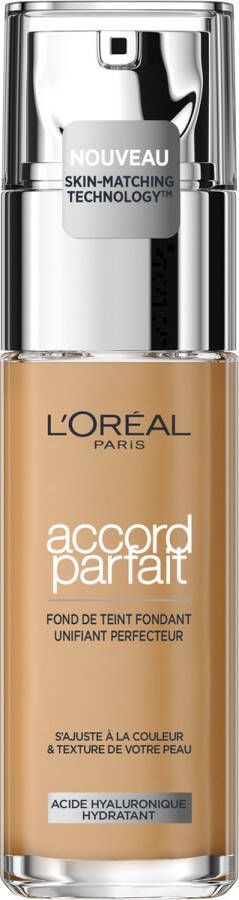 L Oréal Paris Accord Parfait Foundation 3N Natuurlijk Dekkende Foundation met Hyaluronzuur en SPF 16 30 ml