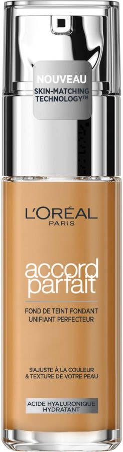 L Oréal Paris Accord Parfait Foundation 5D W Natuurlijk Dekkende Foundation met Hyaluronzuur en SPF 16 30 ml