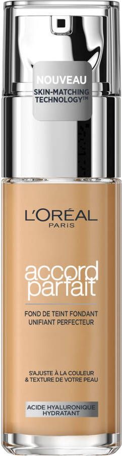 L Oréal Paris Accord Parfait Foundation 5.R C Natuurlijk Dekkende Foundation met Hyaluronzuur en SPF 16 30 ml