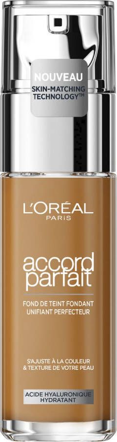 L Oréal Paris Accord Parfait Foundation 8D W Natuurlijk Dekkende Foundation met Hyaluronzuur en SPF 16 30 ml