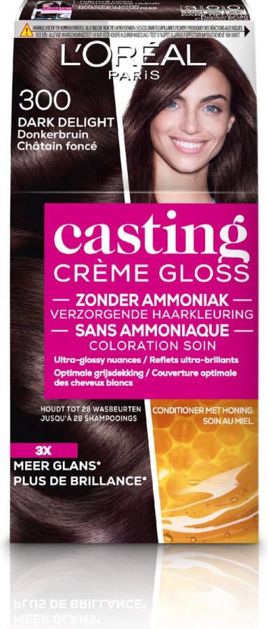 L Oréal Paris Casting Crème Gloss 316 Blackberry Violet Bruin Semi-permanente haarverf
