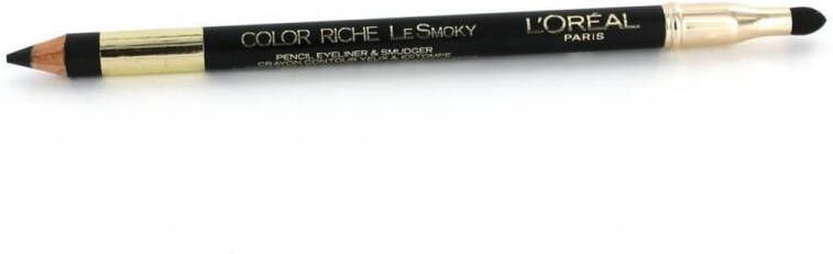 L Oréal Paris Color Riche Le Smoky 201 Black Velourt Oogpotlood
