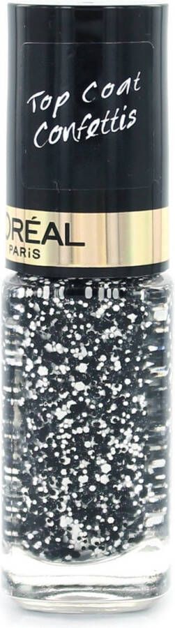 L Oréal Paris Color Riche Le Vernis 916 Confettis Zwart Nagellak Topcoat