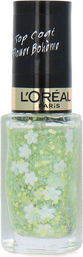 L Oréal Paris Color Riche Le Vernis 935 Woodstock Calling Groen Nagellak Topcoat