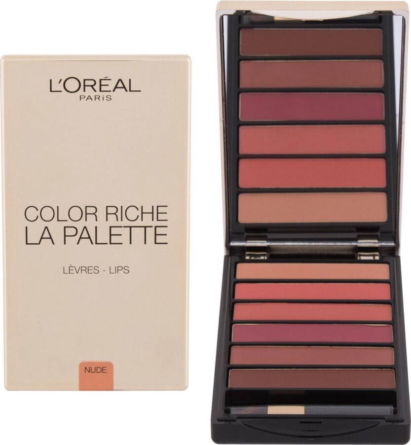 L Oréal Paris Make-Up Designer Color Riche 01 Nude Lip Palette
