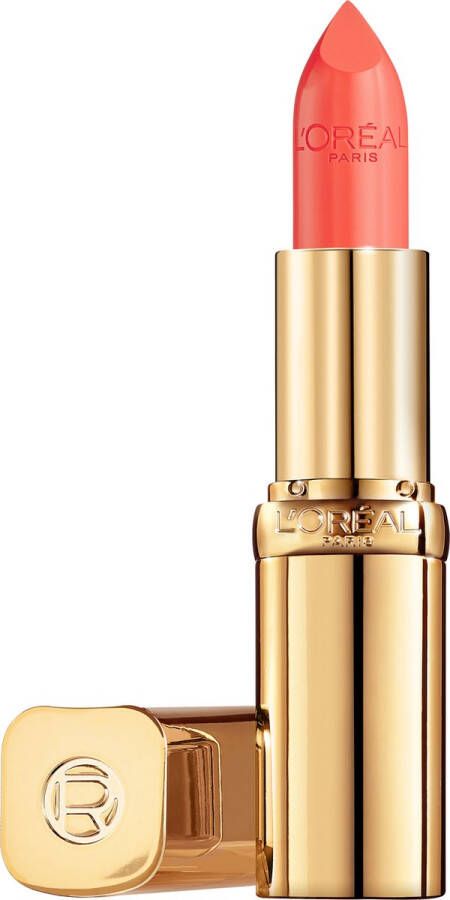 L Oréal Paris Color Riche Satin Lipstick Verzorgende Lippenstift Verrijkt met Arganolie 373 Magnetic Coral Oranje 4 54 gr